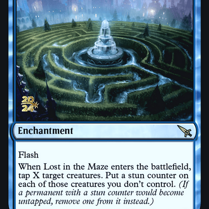 Lost in the Maze [Murders at Karlov Manor Promos] Prerelease Foil