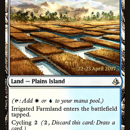 Irrigated Farmland [Amonkhet Promos] Prerelease Foil