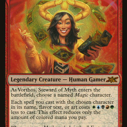 Vorthos, Steward of Myth [Unfinity] Galaxy Foil