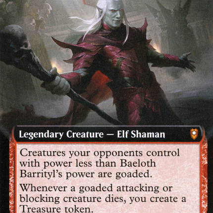 Baeloth Barrityl, Entertainer (Extended Art) [Commander Legends: Battle for Baldur's Gate]