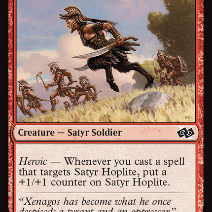 Satyr Hoplite [Foundations Jumpstart] Foil