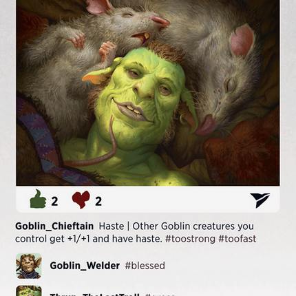 Goblin Chieftain (Borderless) [Secret Lair Drop]