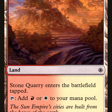 Stone Quarry [Ixalan] Foil