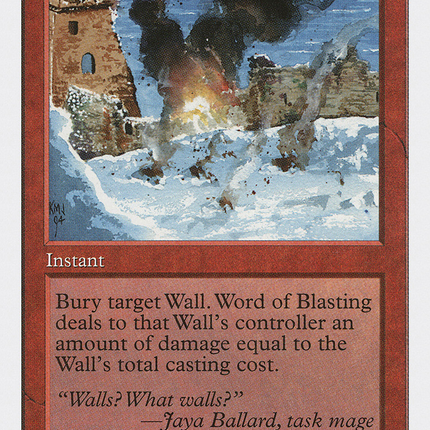Word of Blasting [Fifth Edition]
