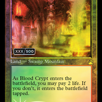 Blood Crypt (Retro) [Ravnica Remastered] Serialized Foil