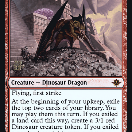 Bonehoard Dracosaur [The Lost Caverns of Ixalan Promos] Prerelease Foil