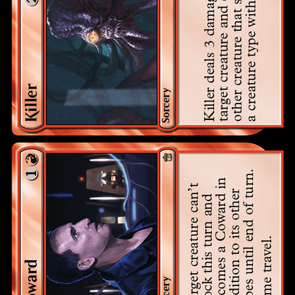 Coward // Killer [Doctor Who] Surge Foil