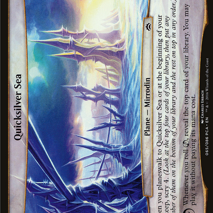 Quicksilver Sea [Planechase Anthology Planes]