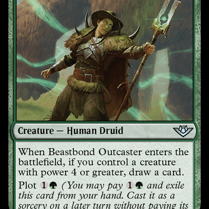 Beastbond Outcaster [Outlaws of Thunder Junction] Foil