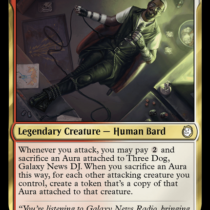 Three Dog, Galaxy News DJ [Fallout] Surge Foil