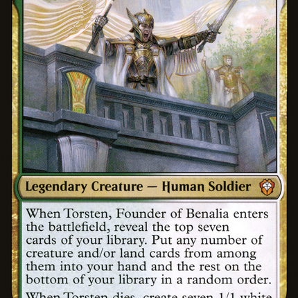 Torsten, Founder of Benalia [Dominaria United Commander]