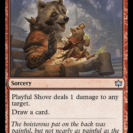 Playful Shove [Bloomburrow]