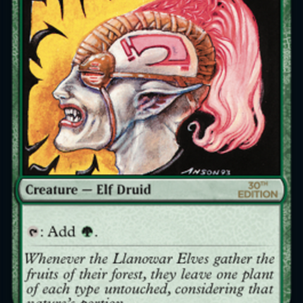 Llanowar Elves [30th Anniversary Edition]