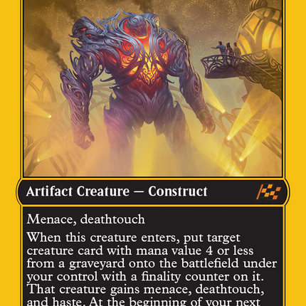 Coalstoke Gearhulk (First-Place Foil) [Aetherdrift] Foil