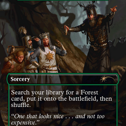 Three Visits (Borderless) [Secret Lair Drop] Foil