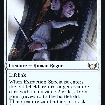 Extraction Specialist [Streets of New Capenna Promos] Prerelease Foil