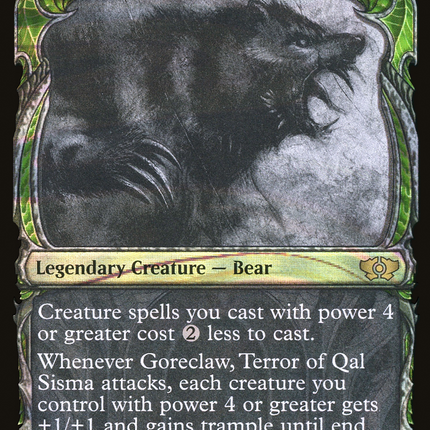 Goreclaw, Terror of Qal Sisma (Showcase) [Multiverse Legends] Halo Foil