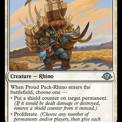 Proud Pack-Rhino [Modern Horizons 3] Foil
