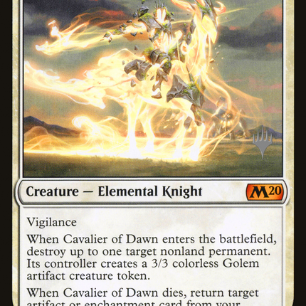 Cavalier of Dawn [Core Set 2020 Promos]