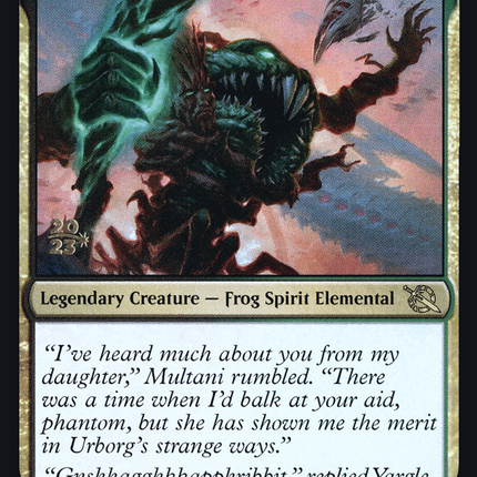 Yargle and Multani [March of the Machine Promos] Prerelease Foil