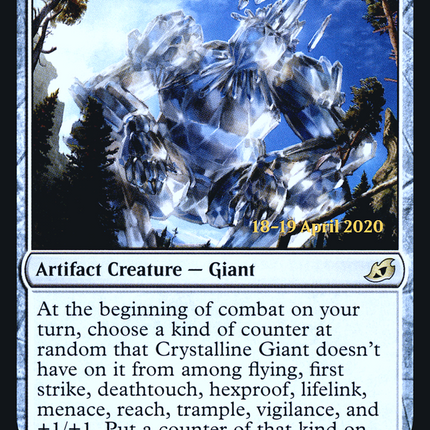 Crystalline Giant [Ikoria: Lair of Behemoths Promos] Prerelease Foil