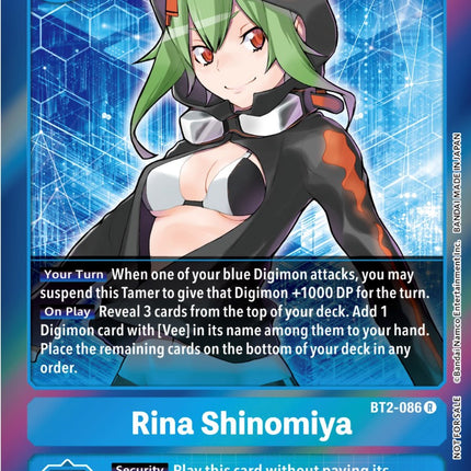 Rina Shinomiya [BT2-086] (Event Pack 4) [Release Special Booster Promos]