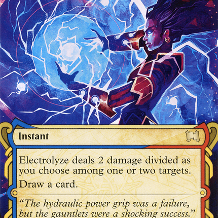 Electrolyze (Showcase) (Borderless) [Strixhaven Mystical Archive] Foil