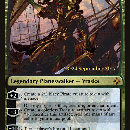 Vraska, Relic Seeker [Ixalan Promos] Prerelease Foil