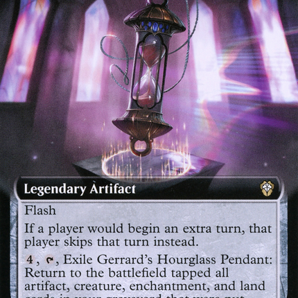 Gerrard's Hourglass Pendant (Extended Art) [Dominaria United Commander]