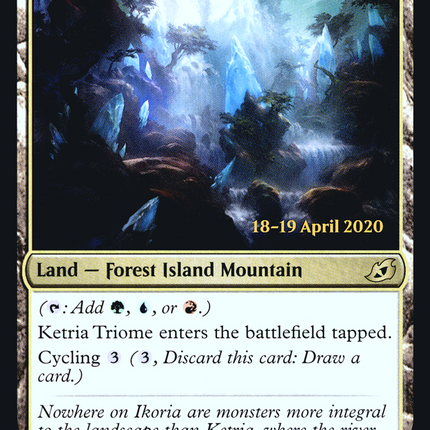 Ketria Triome [Ikoria: Lair of Behemoths Promos] Prerelease Foil