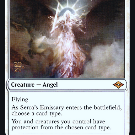 Serra's Emissary [Modern Horizons 2 Promos] Prerelease Foil