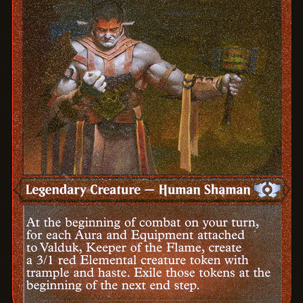 Valduk, Keeper of the Flame [Multiverse Legends] Etched Foil