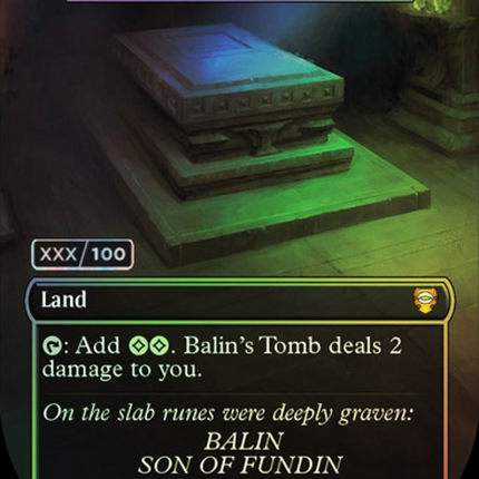 Ancient Tomb (Borderless) [Tales of Middle-earth Commander] Serialized Foil