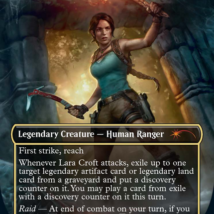 Lara Croft, Tomb Raider (Borderless) [Secret Lair Drop]