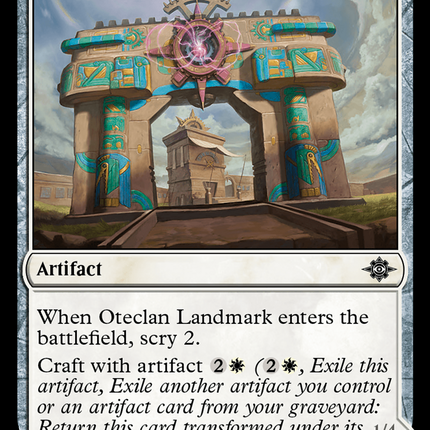 Oteclan Landmark // Oteclan Levitator [The Lost Caverns of Ixalan]