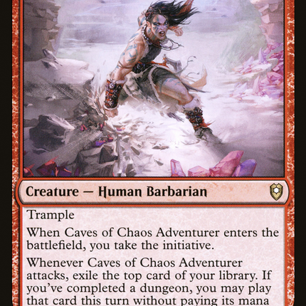 Caves of Chaos Adventurer [Commander Legends: Battle for Baldur's Gate]