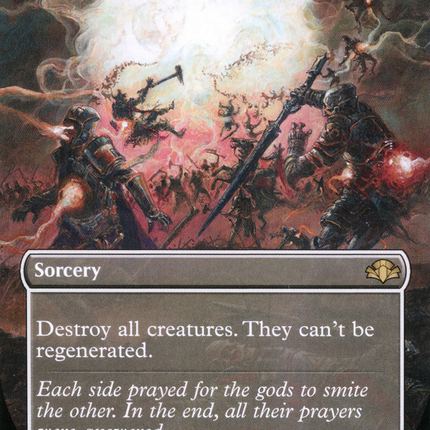 Wrath of God (Borderless) [Dominaria Remastered]