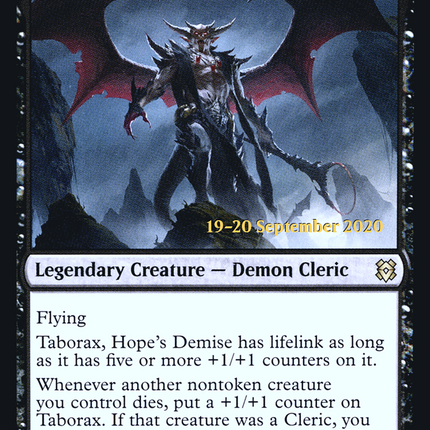 Taborax, Hope's Demise [Zendikar Rising Promos] Prerelease Foil