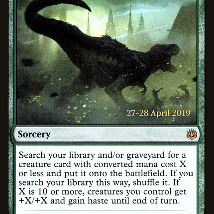 Finale of Devastation [War of the Spark Promos] Prerelease Foil
