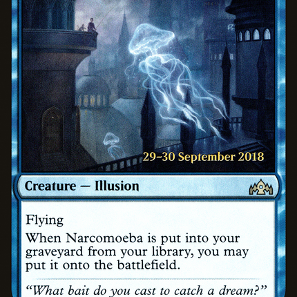 Narcomoeba [Guilds of Ravnica Promos] Prerelease Foil