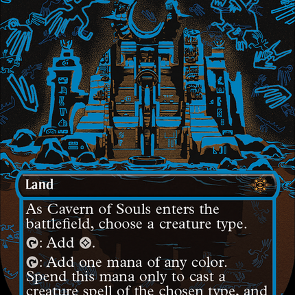 Cavern of Souls (Borderless) [The Lost Caverns of Ixalan] Foil