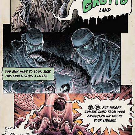 Unholy Grotto // Unholy Grotto (Full Art) (Borderless) [Secret Lair Drop]