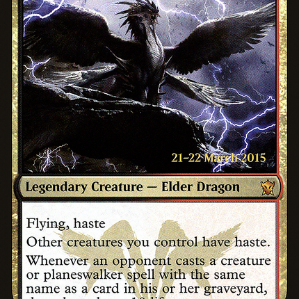 Dragonlord Kolaghan [Dragons of Tarkir Promos] Prerelease Foil