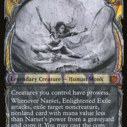 Narset, Enlightened Exile (Showcase) [March of the Machine: The Aftermath] Halo Foil