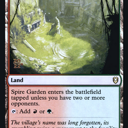Spire Garden [Battle for Baldur's Gate Promos] Prerelease Foil