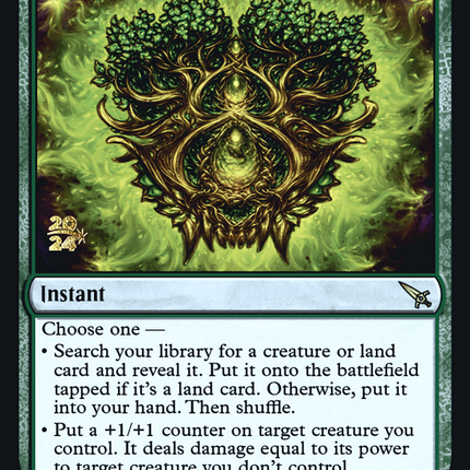 Archdruid's Charm [Murders at Karlov Manor Promos] Prerelease Foil