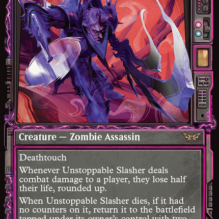 Unstoppable Slasher (312) (Showcase) [Duskmourn: House of Horror] Foil
