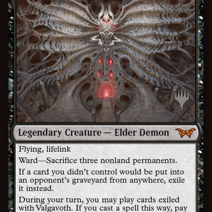 Valgavoth, Terror Eater [Duskmourn: House of Horror Promos] Foil