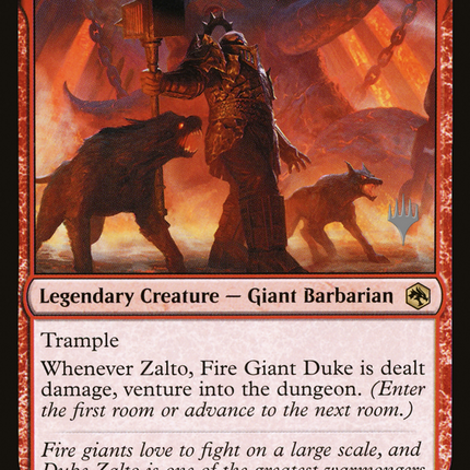 Zalto, Fire Giant Duke [Adventures in the Forgotten Realms Promos]