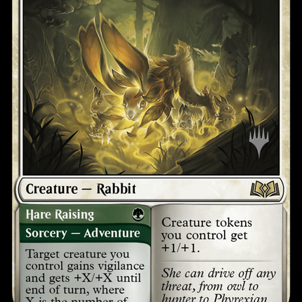 Pollen-Shield Hare // Hare Raising [Wilds of Eldraine Promos]